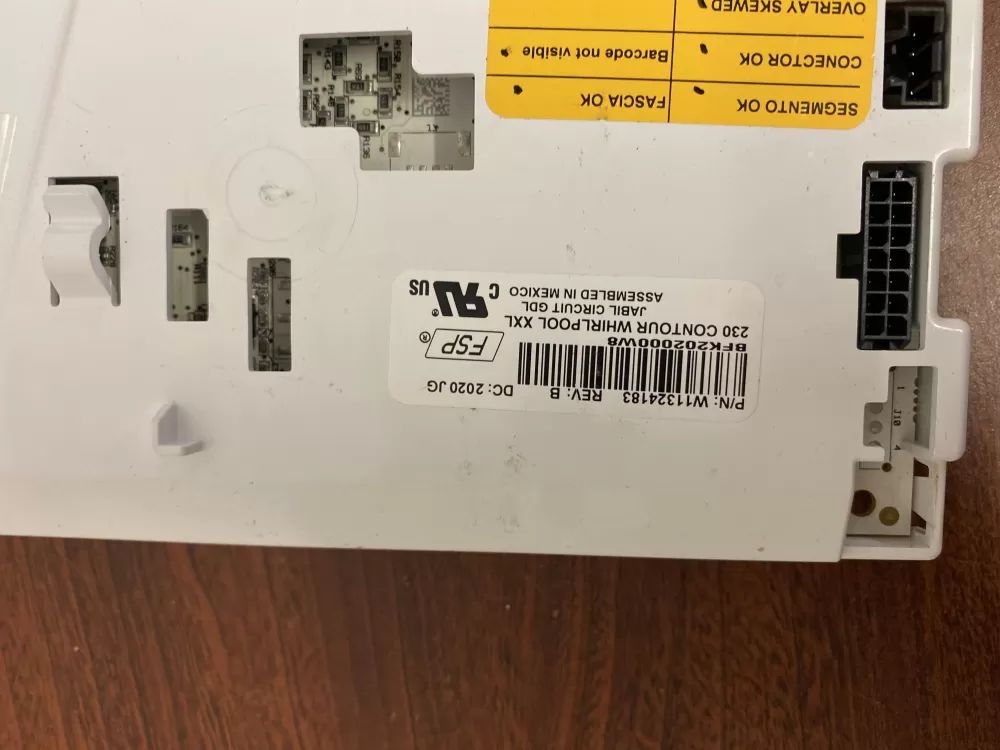 Whirlpool W11636544 Refrigerator Control Board Dispenser AZ38506 | BK972