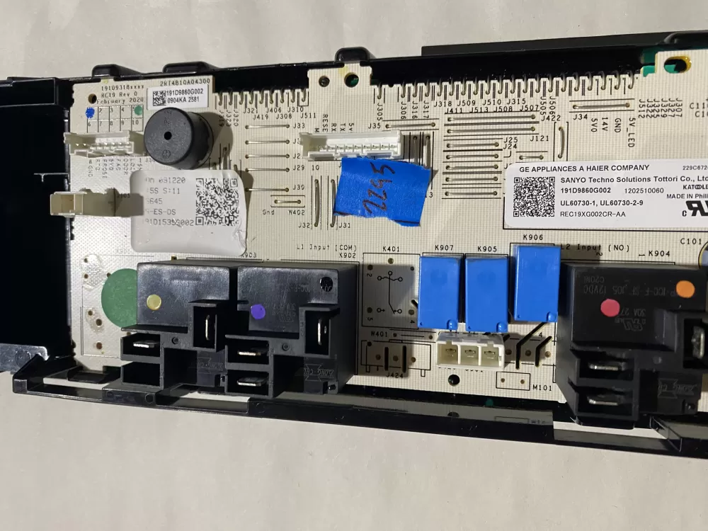 GE 191D9860G002 229C6724P001 Oven Control Board AZ202269 | BK2295