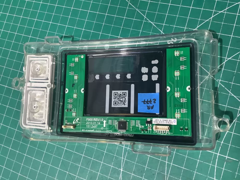 Samsung DC92-01607J DC94-06643A Dryer UI Control Board AZ199178 | AR2777
