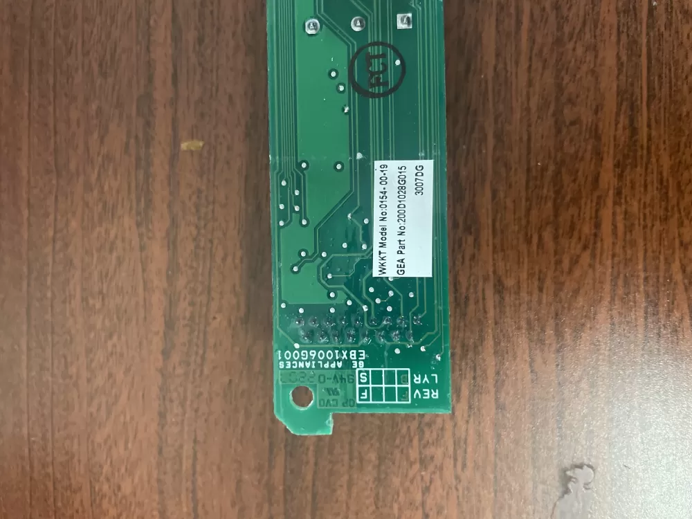 GE 200D1028G015 Refrigerator Display Control Board