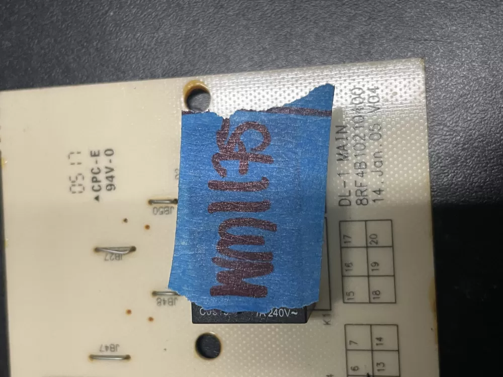 GE 165D7802P001 Dishwasher Control Board AZ12915 | 1175