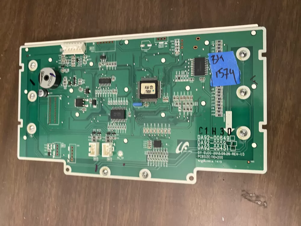 Samsung DA92-00596A Refrigerator Dispenser Control Board AZ92412 | BK1574