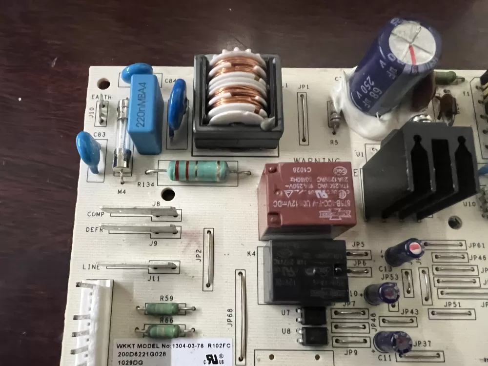 GE 200D6221G028 EBX1110P002 Refrigerator Control Board AZ467 | DG121