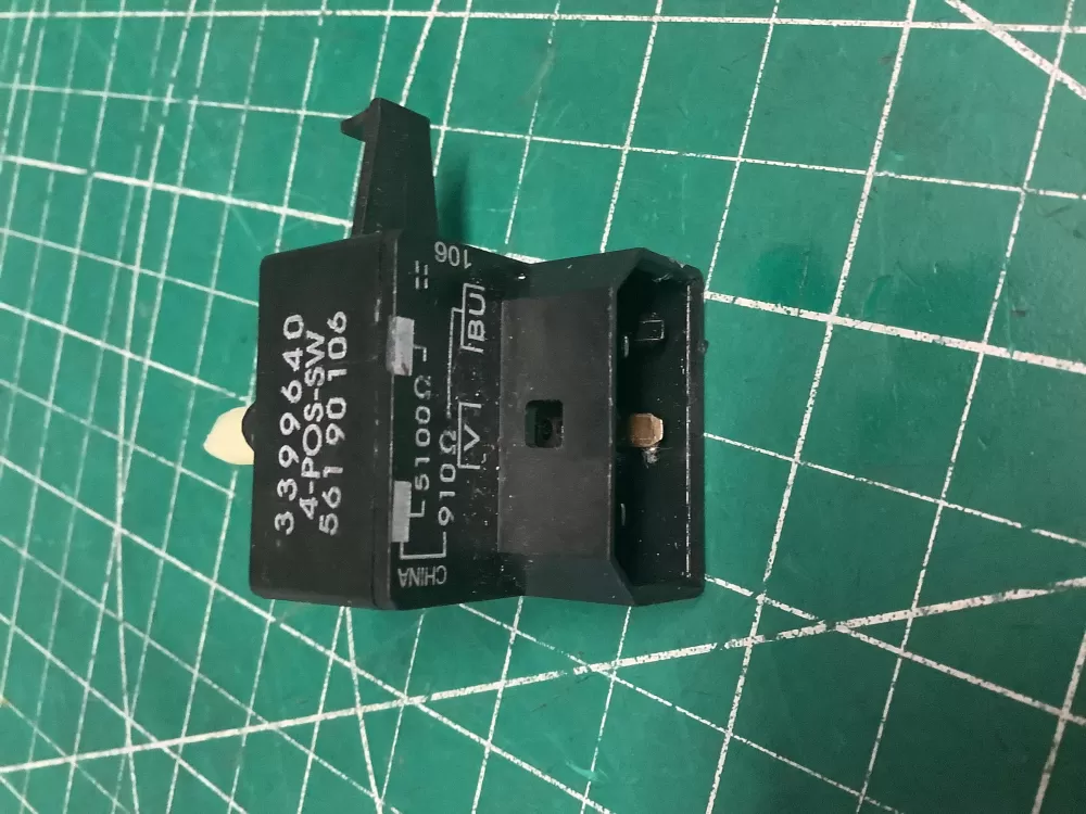 Inglis  Kenmore  Kitchen Aid  Maytag  Whirlpool 3396014 3396016 3399640 WP3399640 Dryer Inglis Kitchen Aid Switch