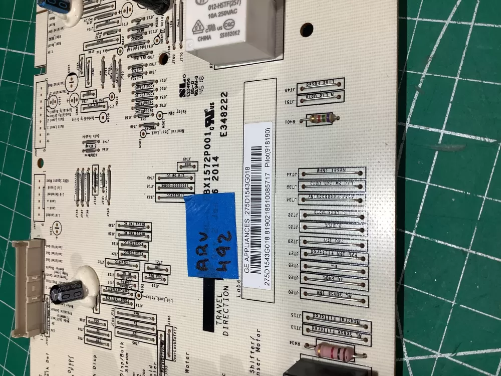GE 275D1543G018 Washer Control Board AZ181266 | ARV492