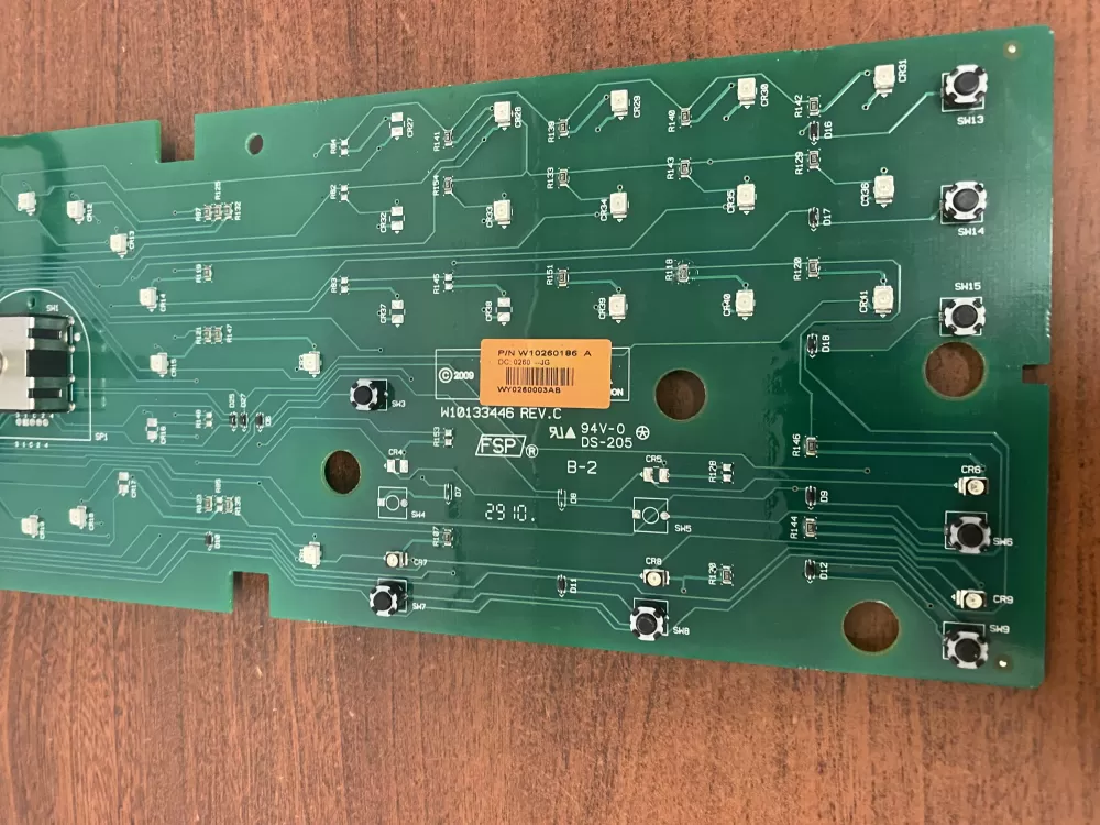 Whirlpool Maytag W10260186 W10258434 Washer Control Board AZ46794 | BK1512