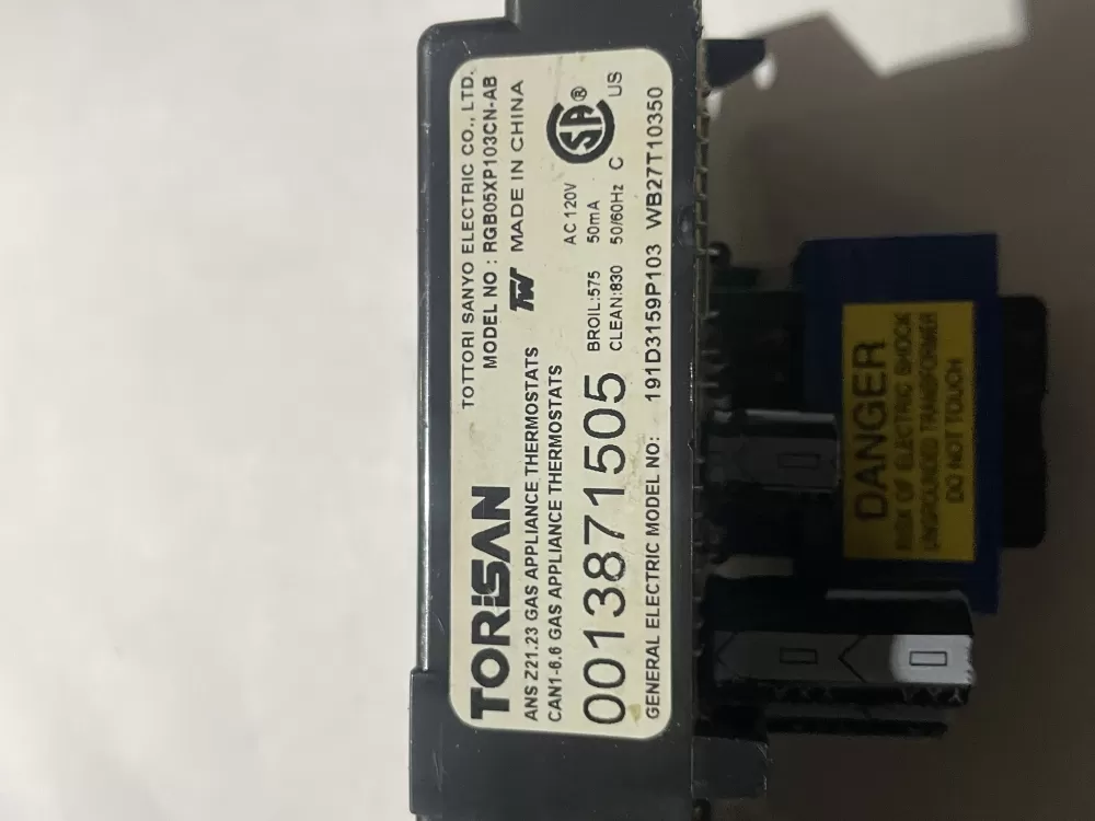 GE 191D3159P103 Range Control Board AZ230808 | Wm1532