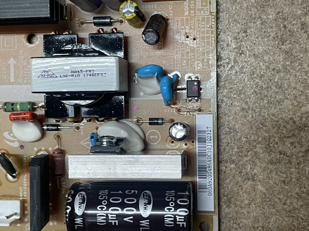 Samsung DA92 00486A Refrigerator Control Board AZ15169 | KM1602