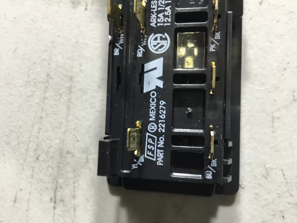 Whirlpool 2216279 Refrigerator Dispenser Switch AZ46333 | NR273