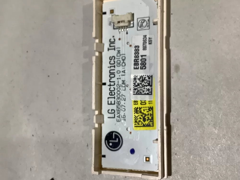 LG EBR83835801 Dishwasher Control Board AZ105111 | Sl5