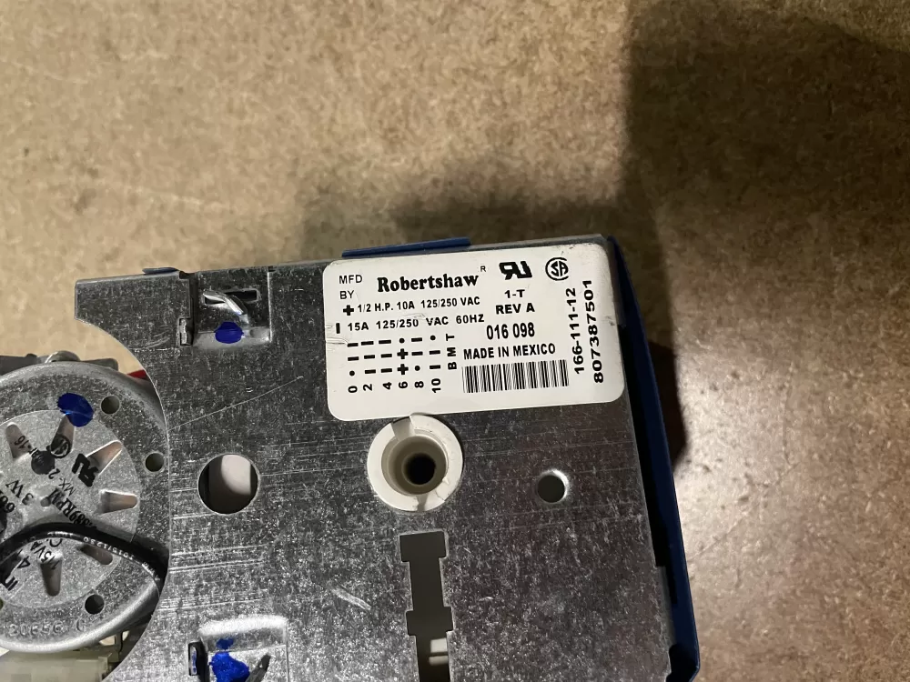 Frigidaire Kenmore Westinghouse AP5788729 Dishwasher Timer AZ26140 | KM80