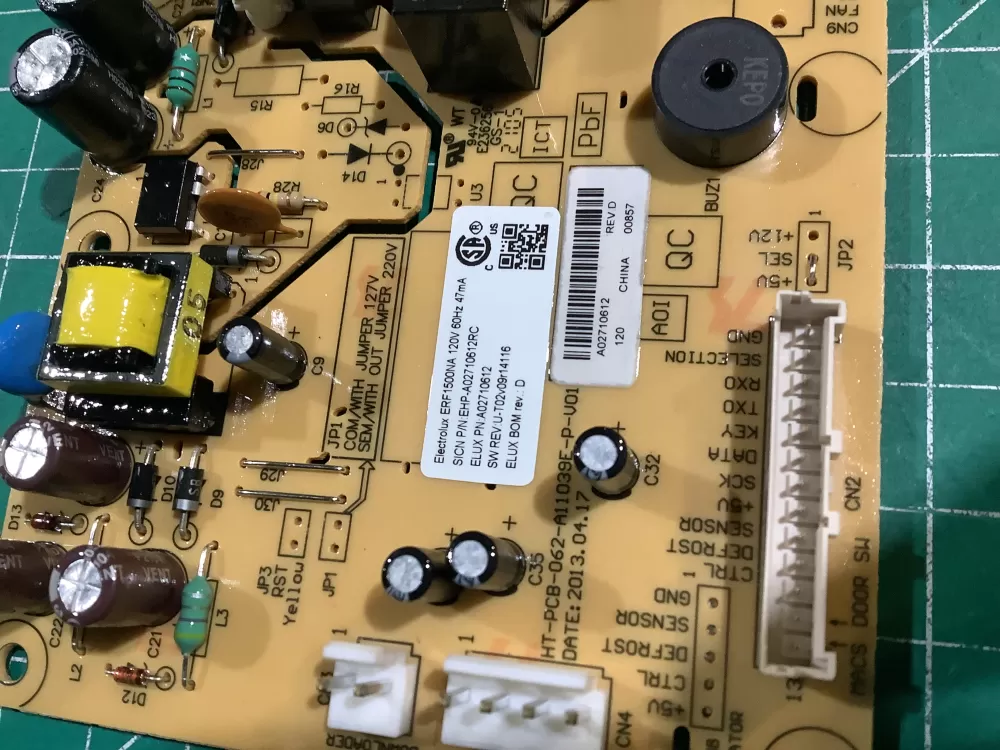 Electrolux Frigidaire Control Board  5304498427 A02710612 AZ151536 | NR1741