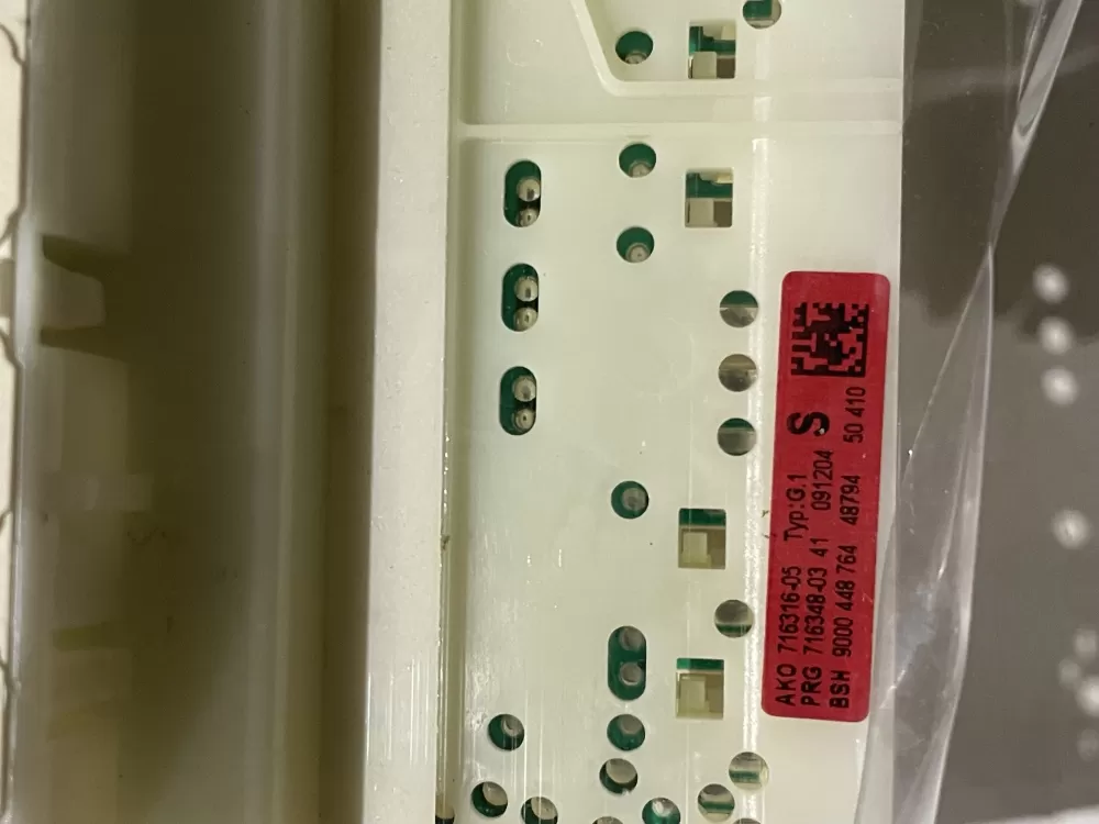 Bosch 9000 448 764 Dishwasher Control Board AZ206292 | KM1892