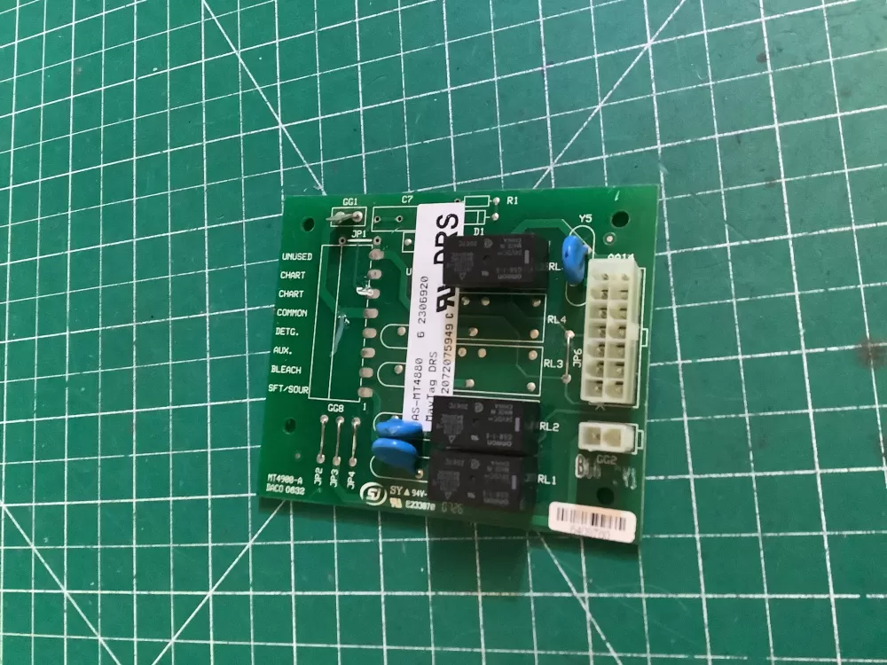 Maytag  Whirlpool 62306920 Washer Control Board Relay