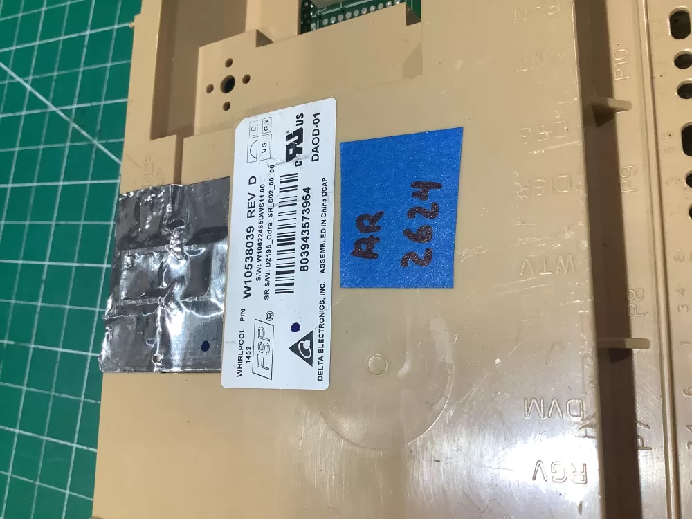 KitchenAid W10866116 Dishwasher Control Board AZ184119 | AR2624