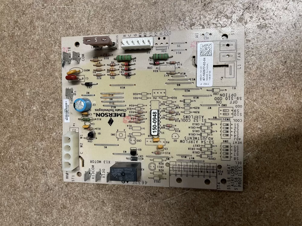 Rheem Air Handler Control Board 47-102077-02-04 156-9735 AZ17479 | KM1377