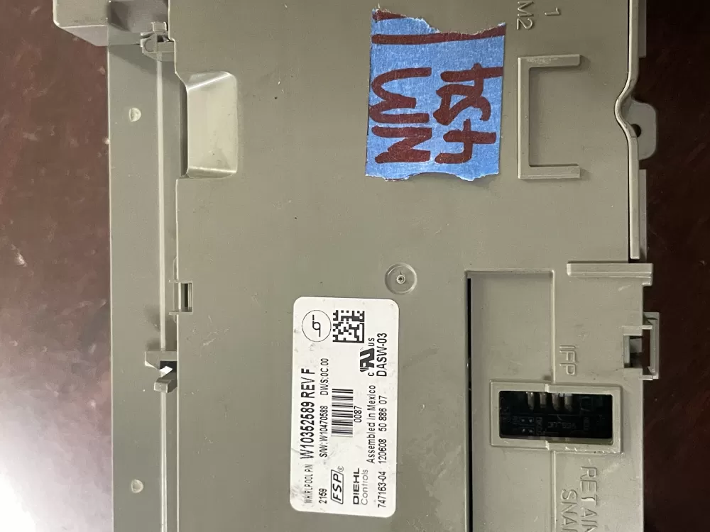 Maytag AP5607137 W10352589 W10486463 Dishwasher Control Board AZ37432 | Wm434