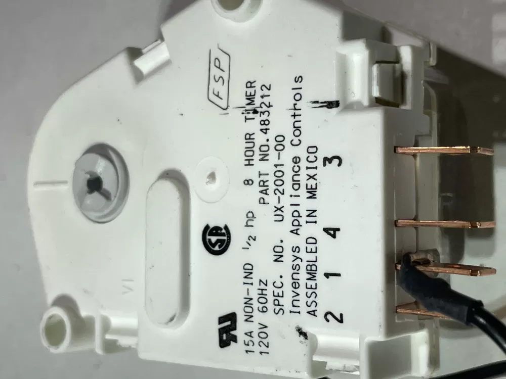 Whirlpool Kenmore W10822278 Refrigerator Defrost Timer AZ146514 | Wm2460