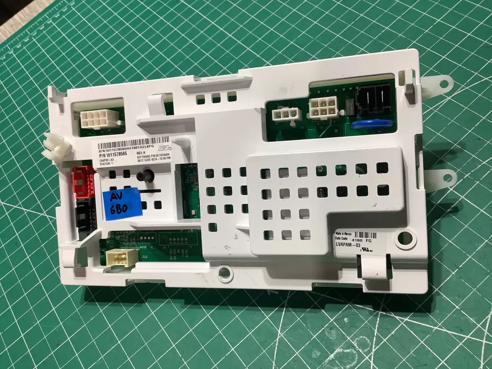 Whirlpool KitchenAid Roper W11578565 Washer Control Board AZ186908 | AV680