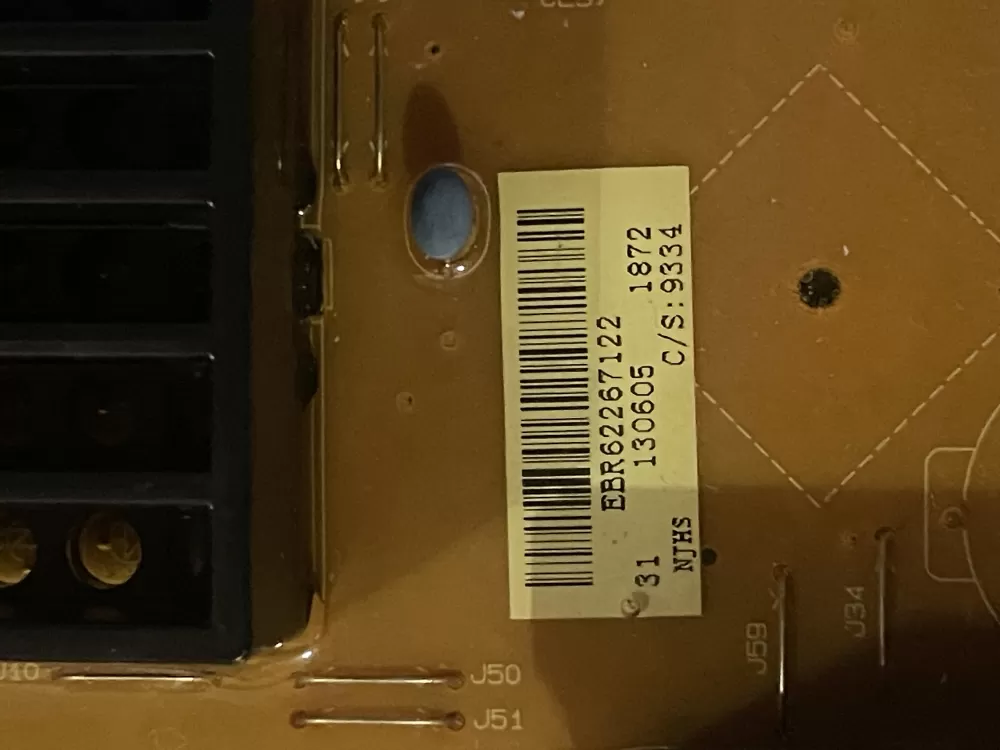 LG EBR62267117 EBR62267122 PS7792454 Washer Control Board AZ31349 | Wmv138