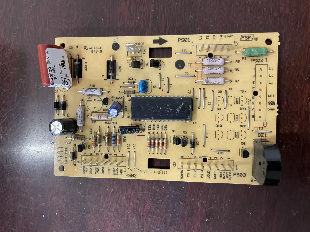Whirlpool  Kenmore WPW10116565 3976594 3976617 3976617R 3976632 3978922 3978949 3978954 3978954R 8545904 8546229 8546229R Dryer Control Board