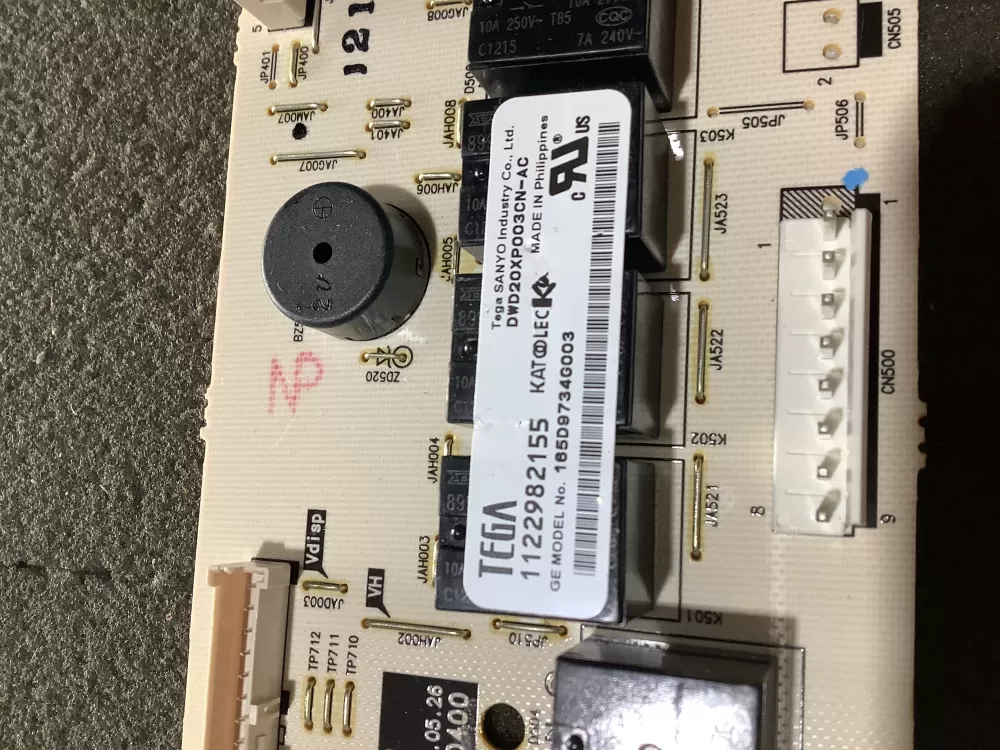 GE 165D9734G003 Dishwasher Control Board AZ111781 | NR517