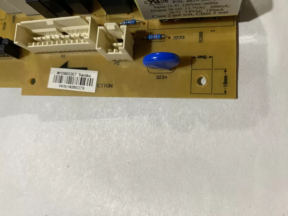 Whirlpool W10666267 WPW10666267 Microwave Control Board AZ135232 | BK1717