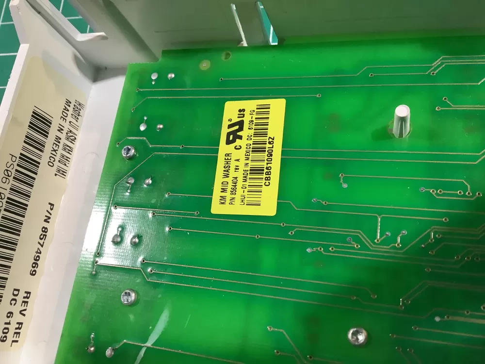 Whirlpool Kenmore WP8574969 8564404 Washer Control Board AZ151236 | NRV781