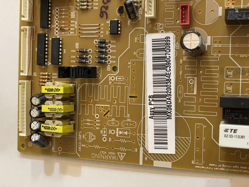 Samsung DA92 00384E Refrigerator Control Board AZ143561 | KM2414