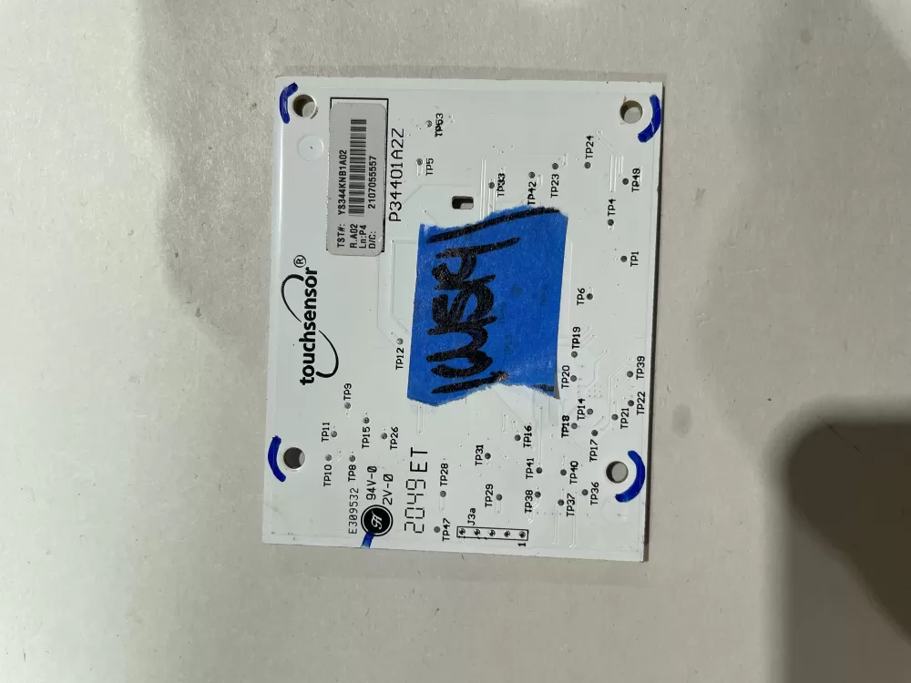 Whirlpool Washer YS344KNB1A02 P34401A2Z LED Touch Sensor AZ173557 | KM514