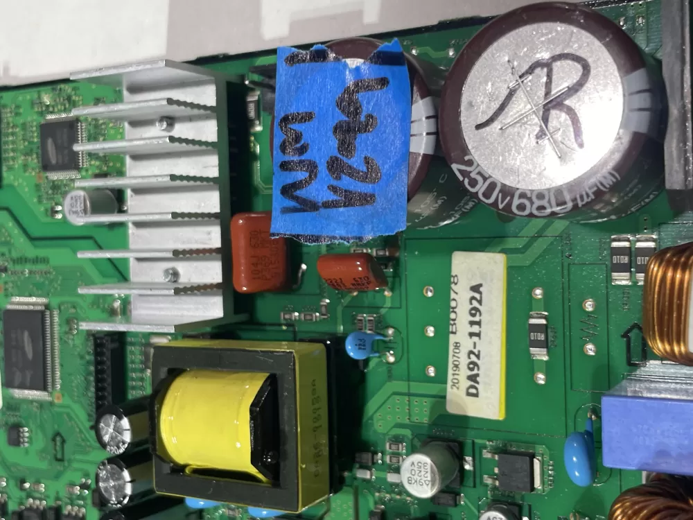 Samsung DA92 01192A Refrigerator Control Board Main AZ148483 | Wmv299