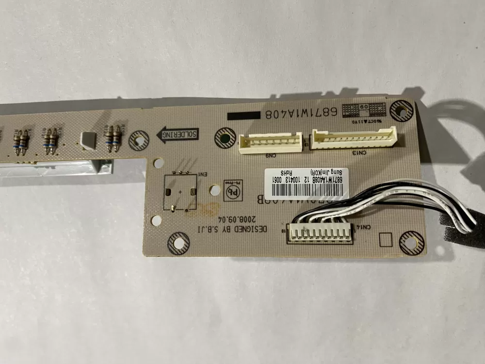 LG 6871W1A408B Microwave Control Board AZ187255 | BK475