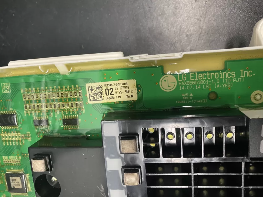 LG EBR78538802 Washer Display Control Board UI AZ11178 | BKV135