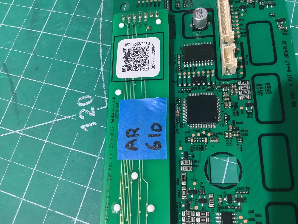 Samsung DC92-02395C Dryer Module Display Board AZ193108 | AR610