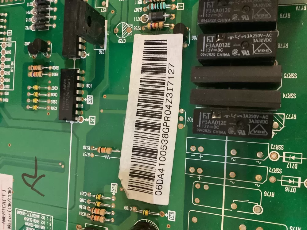 Samsung DA41-00538G DA41-00537A Refrigerator Control Board AZ212797 | NR1762