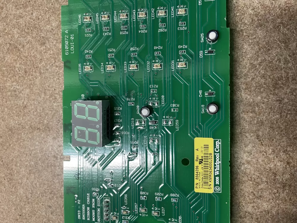 Kenmore 8564396 8564400 WP8564396 Dryer Control Board AZ6600 | KM1586