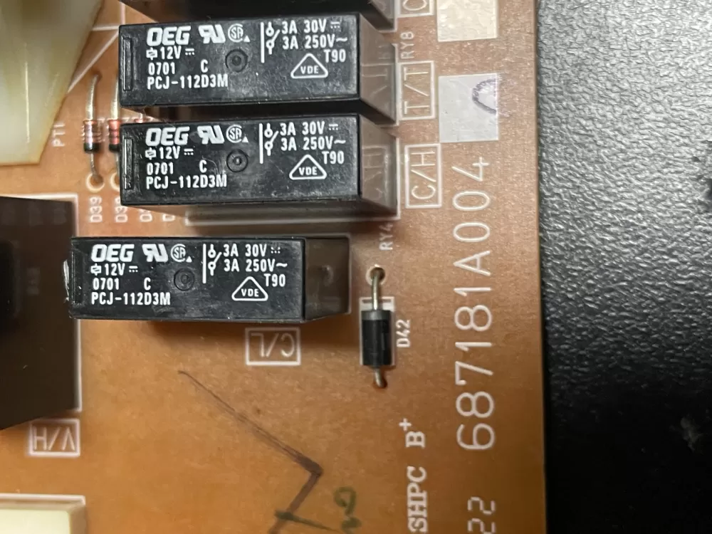 LG 687181A004A P1 6A004 Microwave Control Board 687181a004 AZ3795 | Wm593