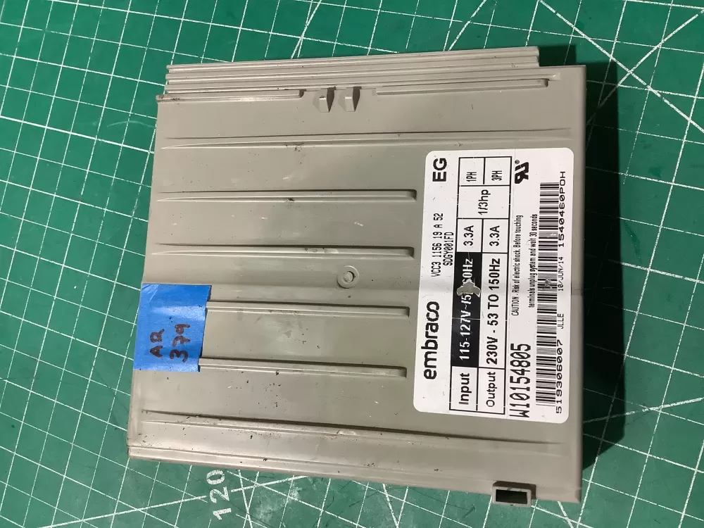 Whirlpool W10154805 Refrigerator Inverter Control Board AZ194957 | AR379