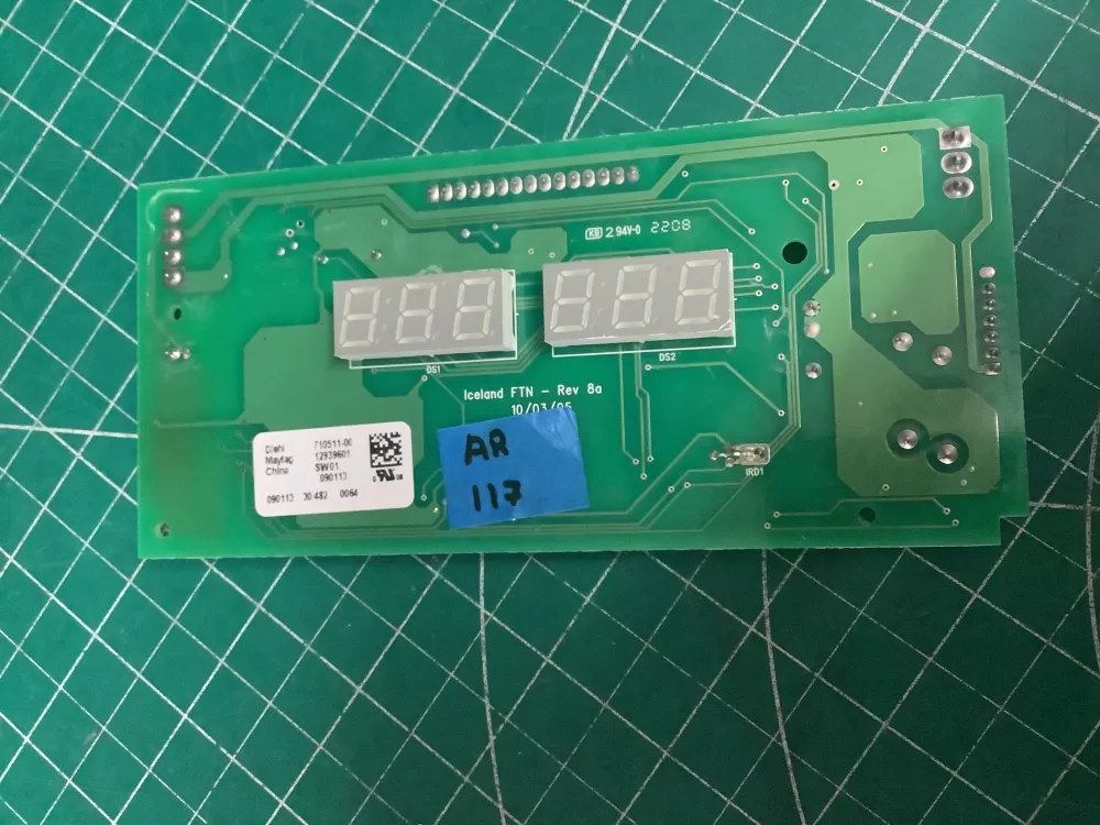 Maytag Amana 12939601 Refrigerator Control Board Dispenser AZ197771 | AR117