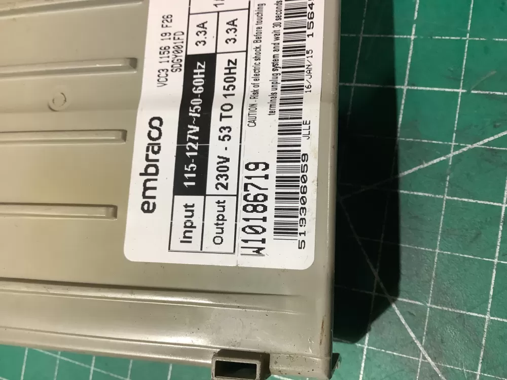 Whirlpool W1089391 Refrigerator Compressor Inverter Control AZ196714 | AR1316