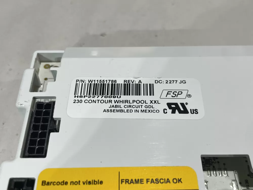 Whirlpool W11636544 Refrigerator Control Board Dispenser AZ161184 | Wm362