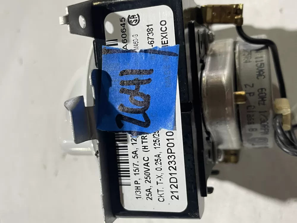 Hotpoint GE 212D1233P010 WE4M362 Dryer Timer AZ177215 | Wm2641