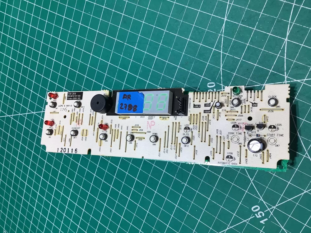 GE 2RC4B10191100 T09 2K9 Range Oven Control Board AZ183643 | AR2708