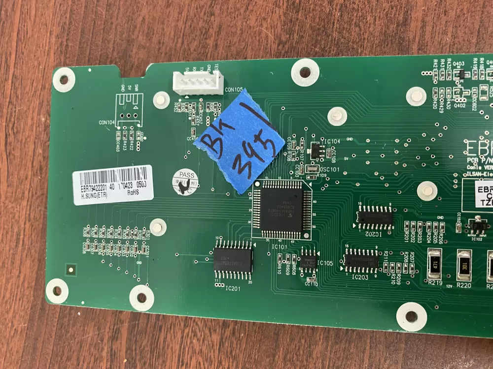 Kenmore LG EBR79422201 Refrigerator Control Board AZ38022 | BK395
