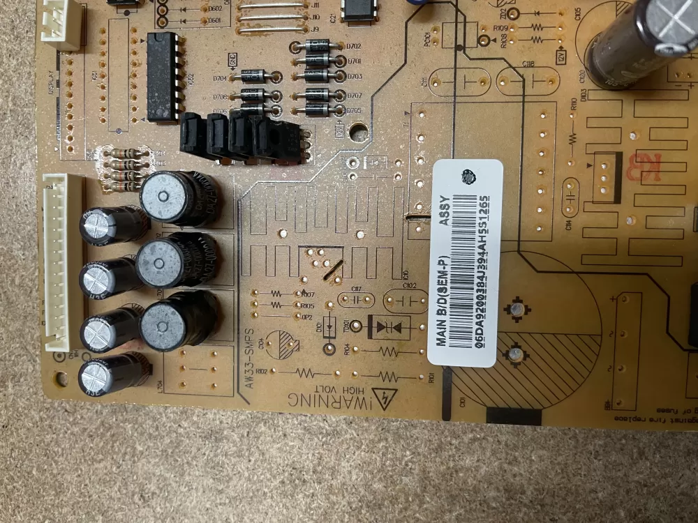 Samsung DA92 00384J DA9200384J Refrigerator Control Board AZ15242 | KM1602