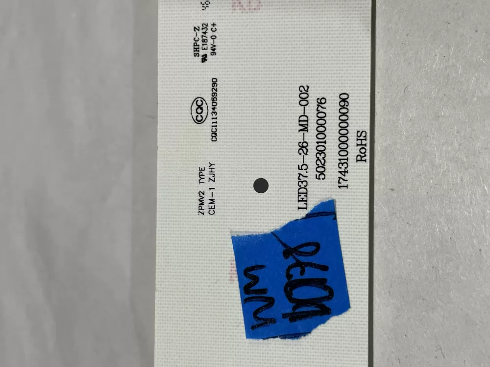 Insignia NSRFD21SS7 Refrigerator LED Board 17431000000090 AZ158778 | Wm1078