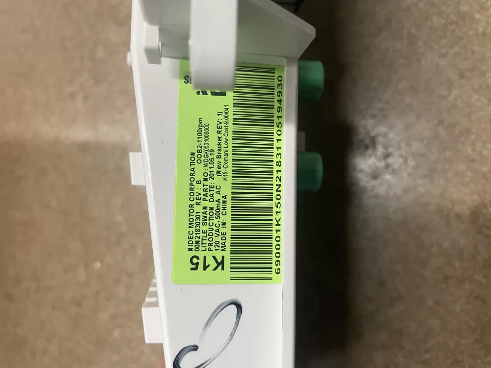 GE 00N21830301 WH12X10457 AP4980177 1811493 PS3487287 Washer Control Board