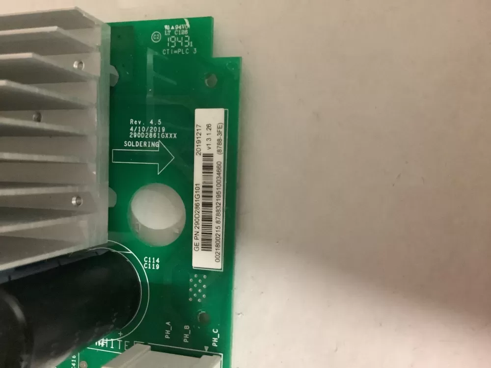 GE 290D2861G101 Washer Control Board AZ208483 | ZC137