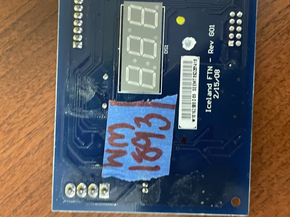 Whirlpool W10162500 Refrigerator Dispenser Control Board AZ52327 | Wm1893