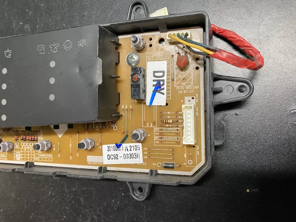 Samsung DC92 00303H DC41 00133B Dryer Control Board AZ17800 | BKV166
